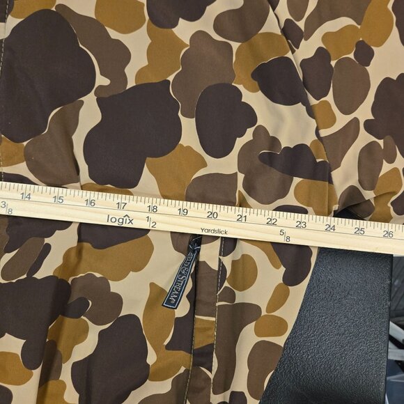 Vintage Field & Stream Camouflage Hunting Jacket Frog Skin Camo Brown Tan  Size - Picture 11 of 14